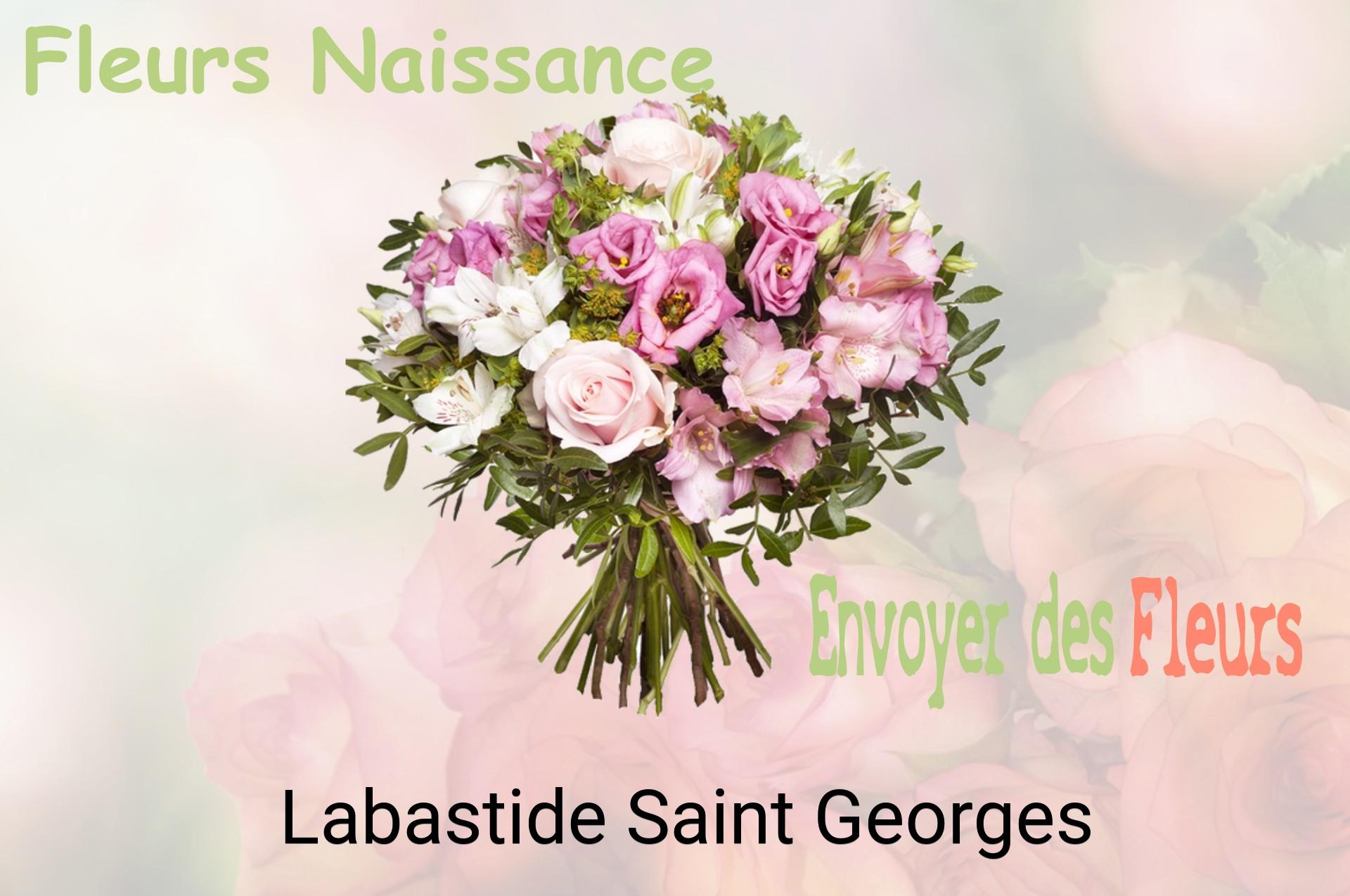 Bouquet de fleurs de naissance livré à Labastide-Saint-Georges
